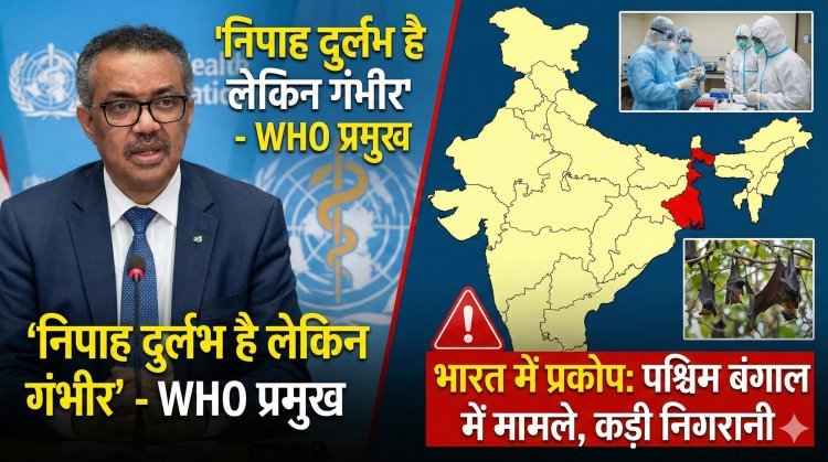 WHO ने निपाह वायरस को लेकर दी चेतावनी: कहा- 'यह दुर्लभ है लेकिन गंभीर', भारत में मिले मामलों पर कही बड़ी बात