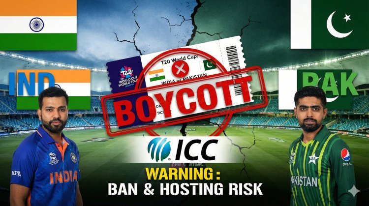 टी-20 वर्ल्ड कप में भारत से नहीं भिड़ेगा पाकिस्तान? बॉयकॉट का उल्टा असर; ICC लगा सकता है बैन, छिन सकती है मेजबानी